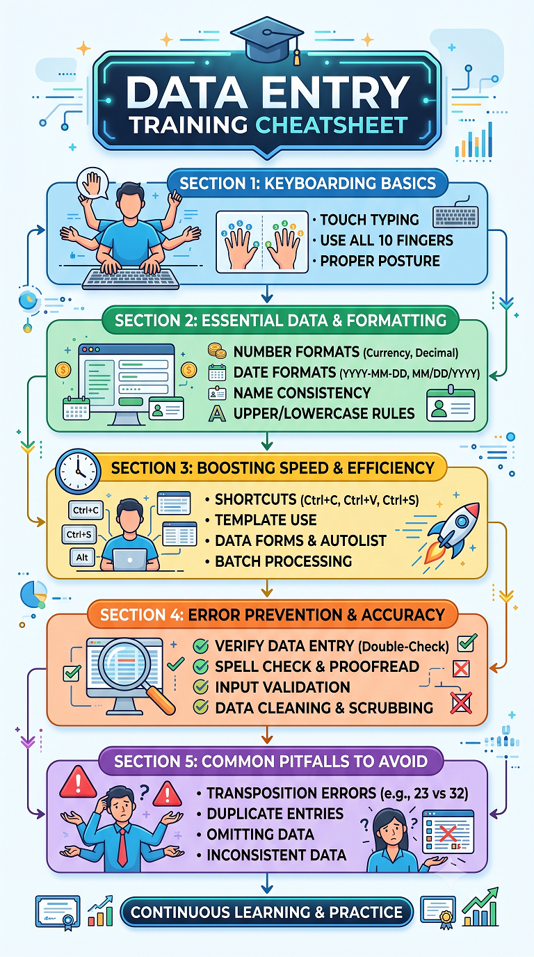 Data Entry Training Cheatsheet